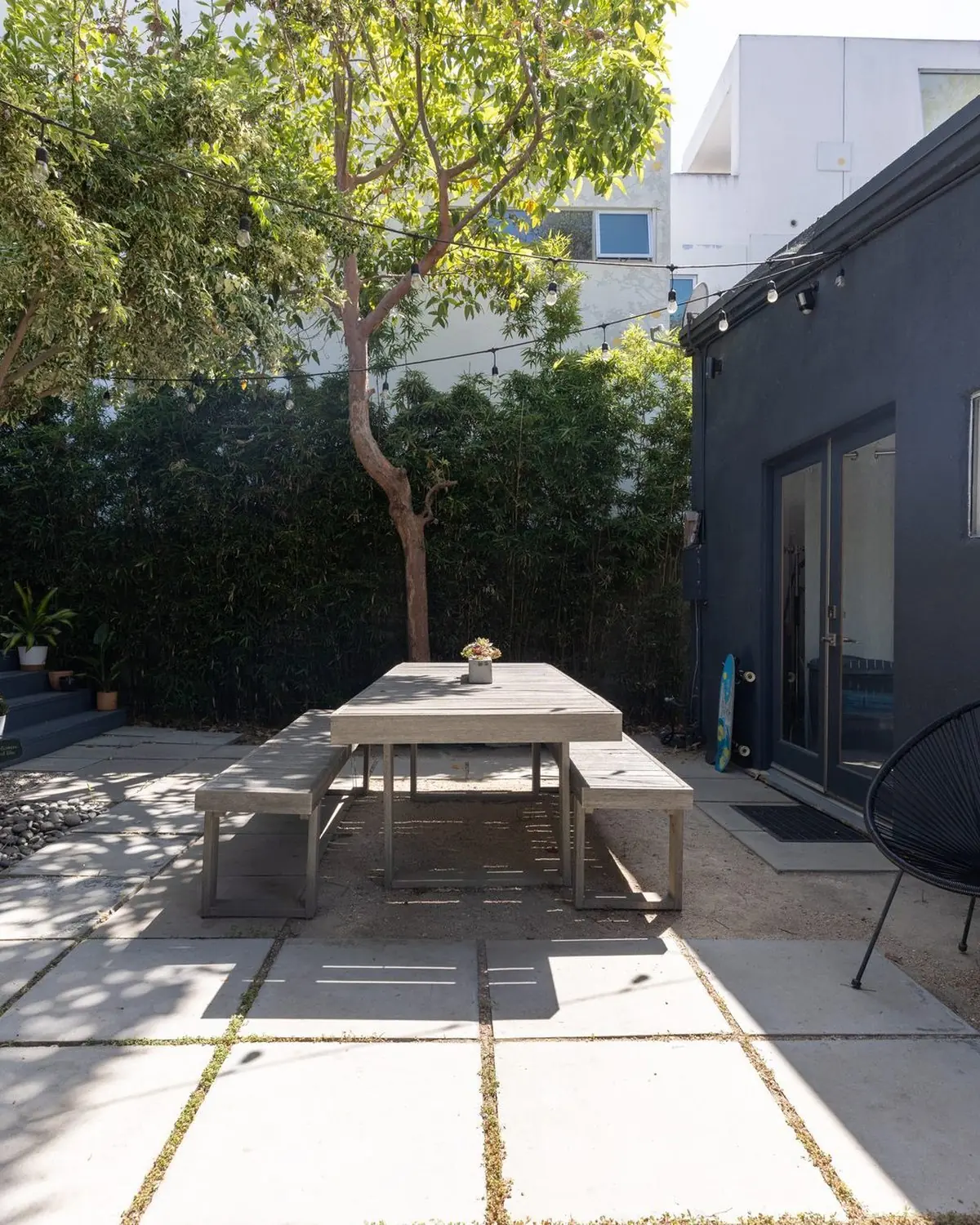 Courtyard dinner